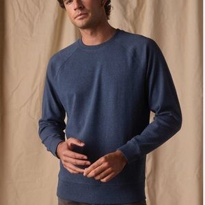The Normal Brand Men's Puremeso Everyday Crew in Indigo Blue